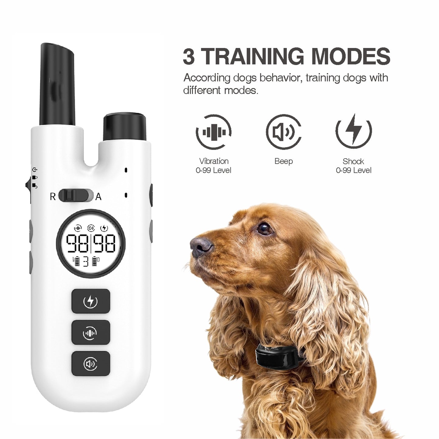 ollar de adiestramiento para perro con mando – Doble función: educación y control a distancia